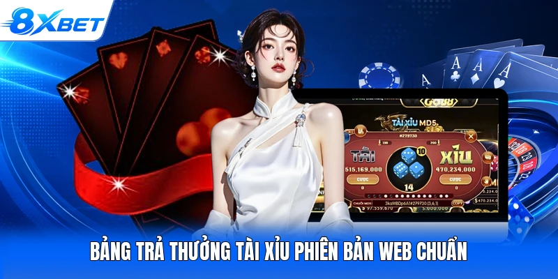 Bảng trả thưởng Tài Xỉu phiên bản web chuẩn