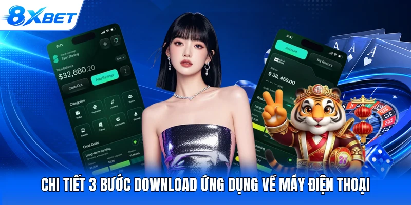 Chi tiết 3 bước download ứng dụng về máy điện thoại