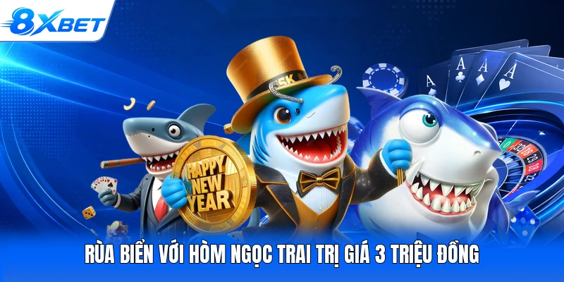Rùa biển với hòm ngọc trai trị giá 3 triệu đồng